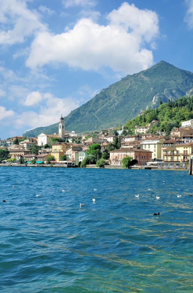 Limone sul Garda seen from the water